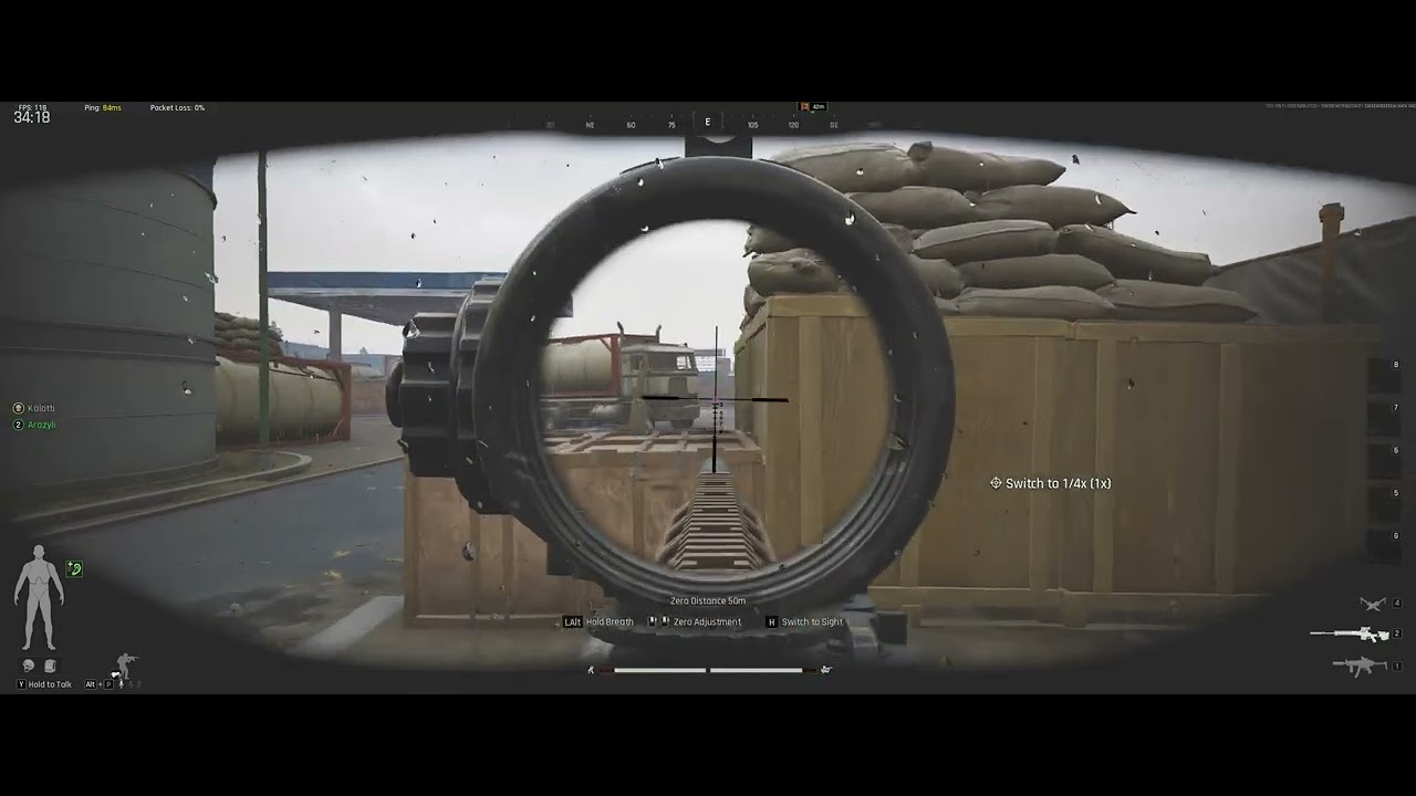 4 Man sniper