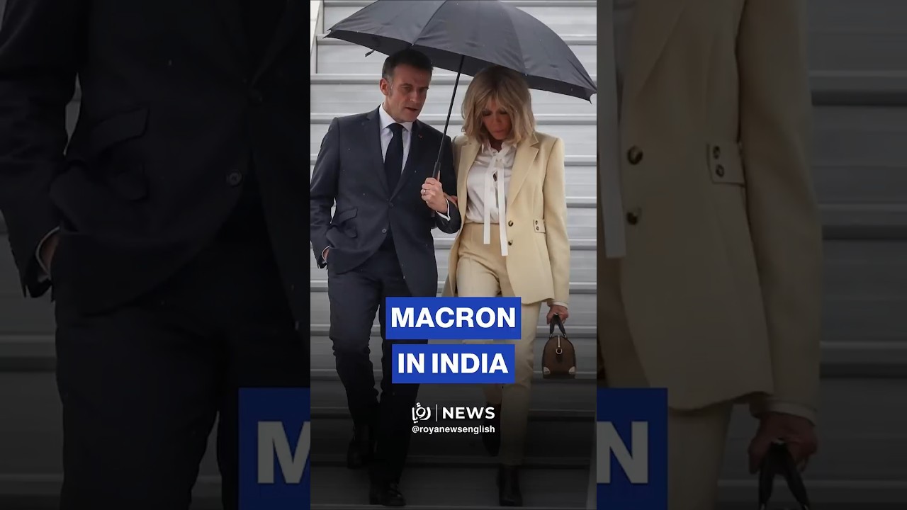Macron arrives in India's capital for AI summit