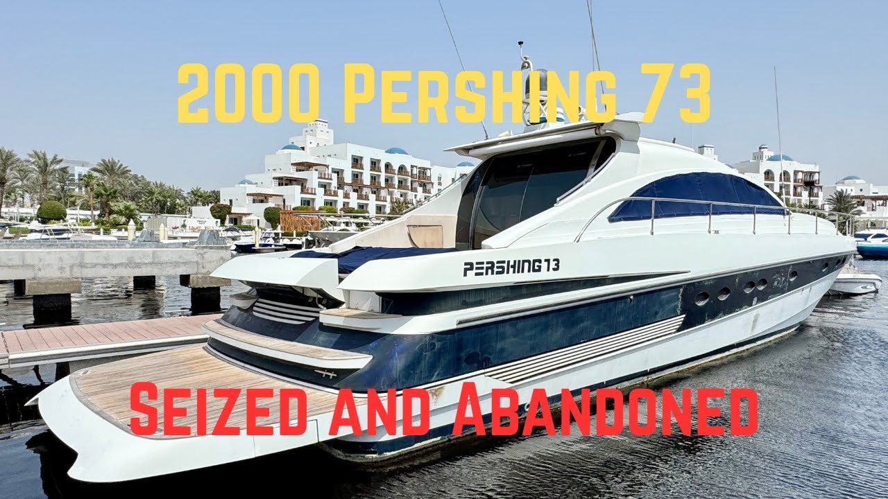 2000 Pershing 73 – Seized, Abandoned, and Ready for Revival