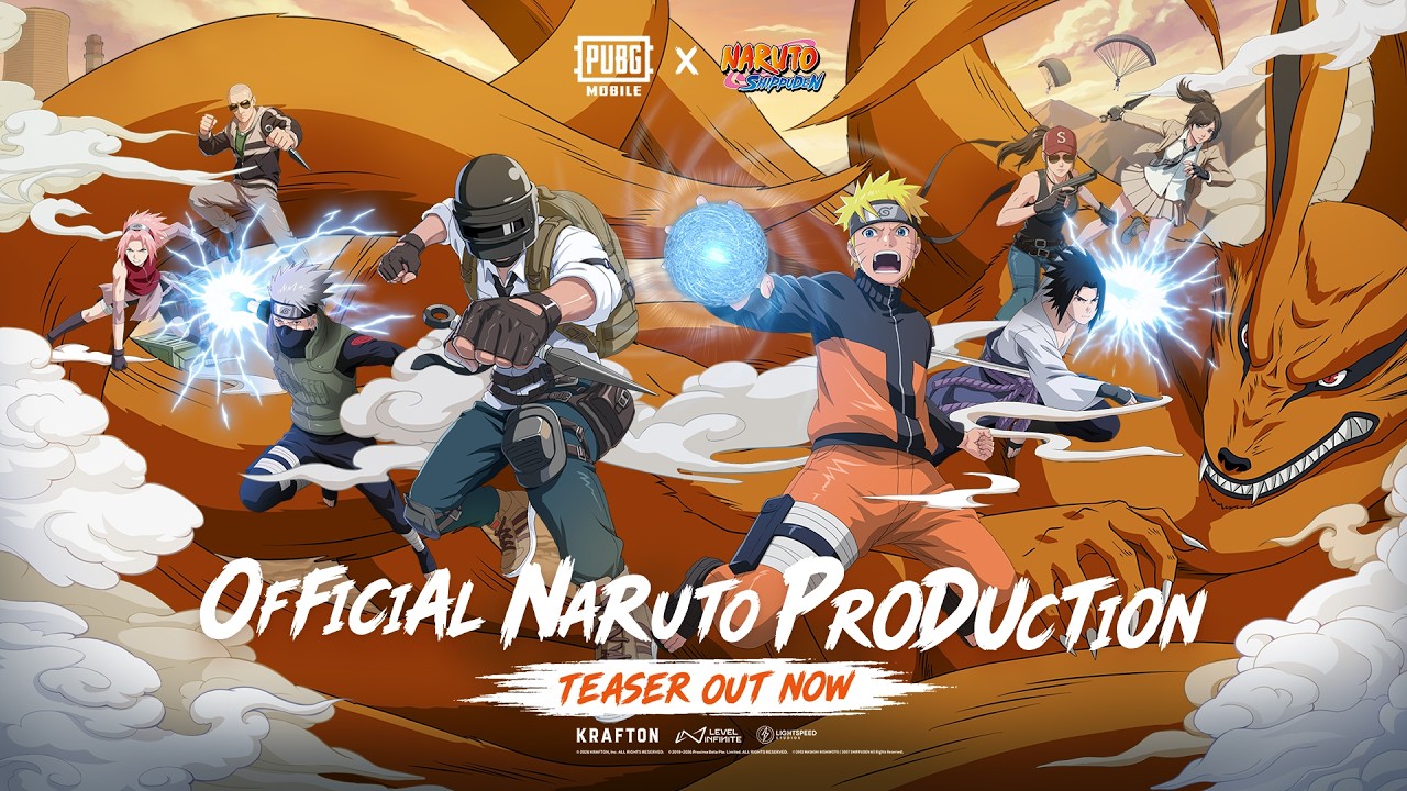 Официальный аниме-тизер NARUTO x PUBG MOBILE уже вышел!