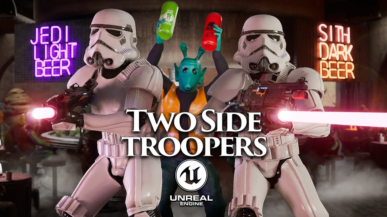 Star Wars I Stormtrooper Cantine I A Star Wars Short Film Made with Unreal Engine 5.3