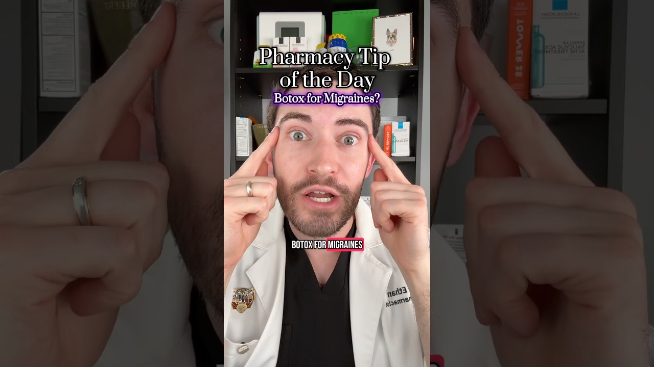 ‼️BOTOX for MIGRAINES?!? Pharmacist reviews #botox #migraine #migrainerelief #pharmacy #pharmacology