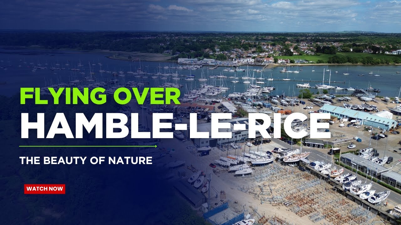 UK 🇬🇧 | Hamble-le-Rice Drone Tour | Coastal Village & Marina Views