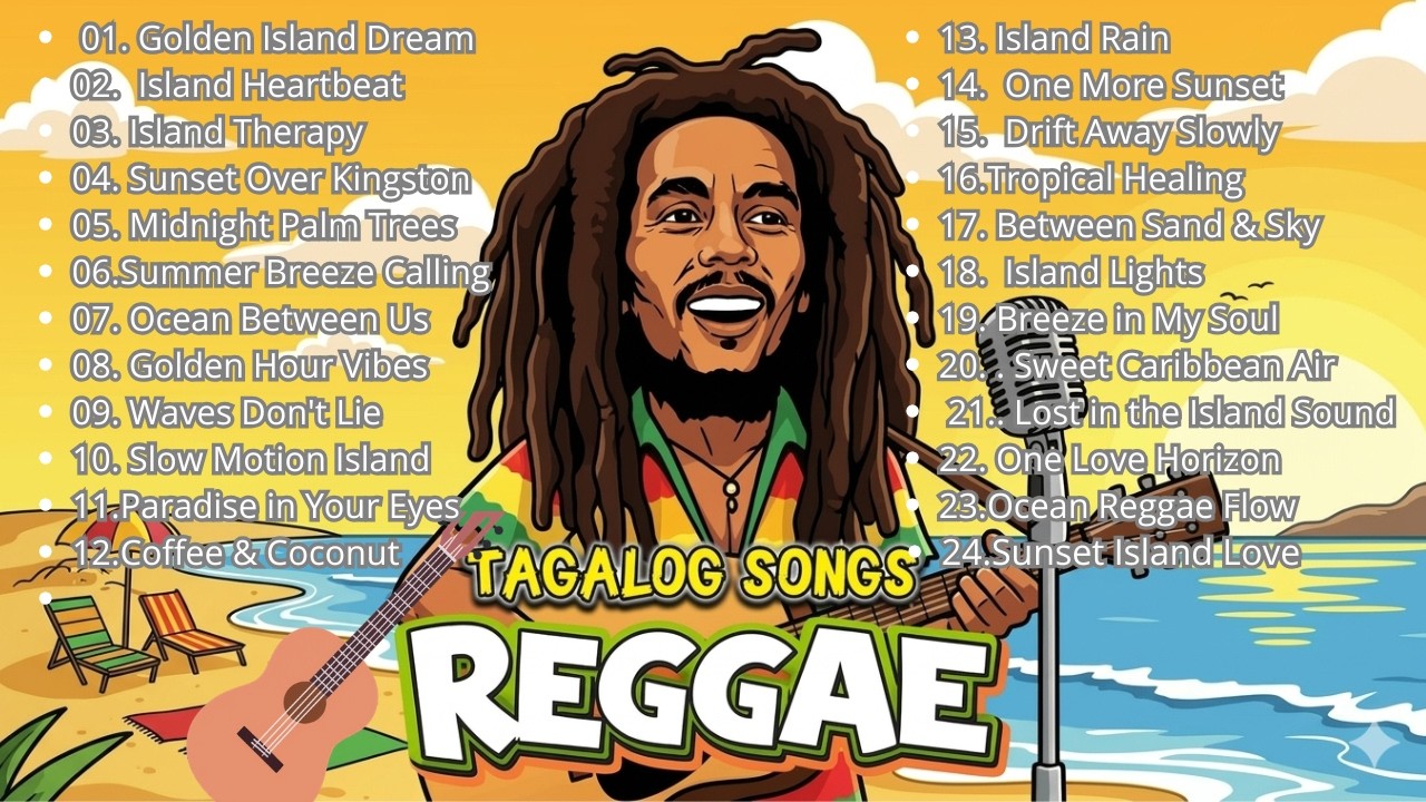 Tropical Reggae Chill 🌴 24 Relaxing Island Reggae Songs | Beach Sunset Reggae Mix 2026
