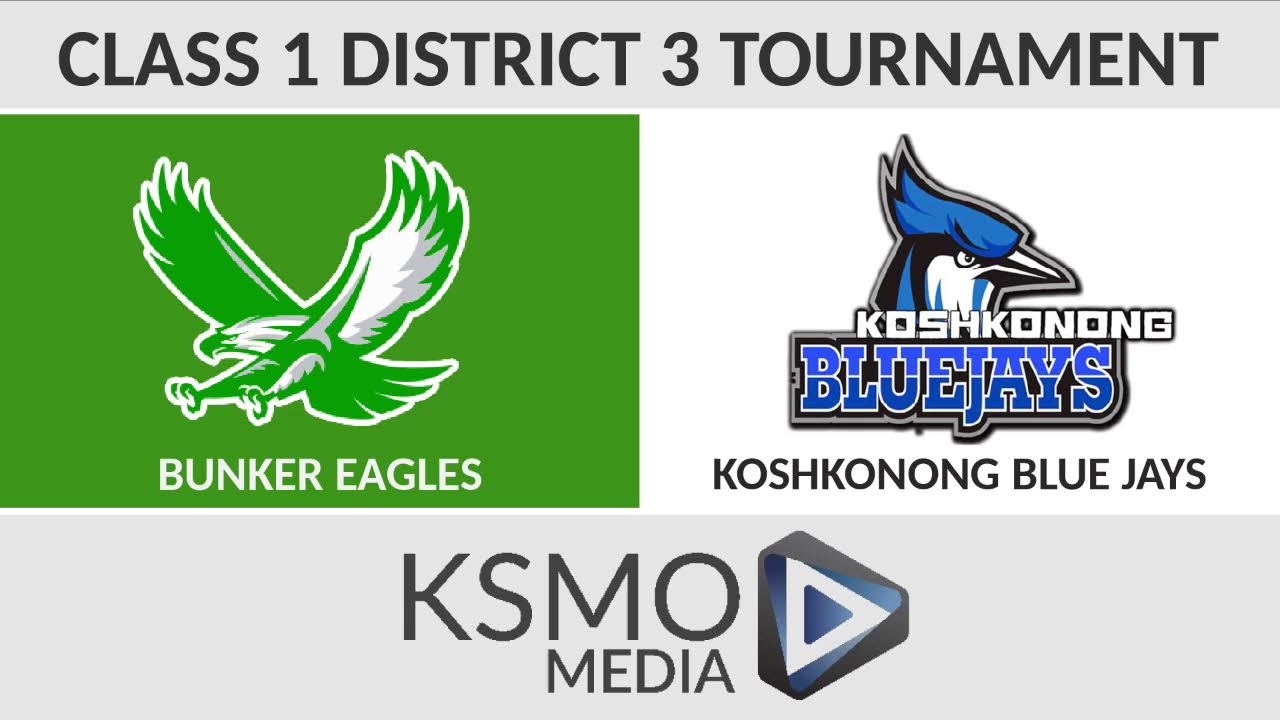 Class 1 District 3 Basketball Tournament - Bunker v Koshkonong - Audio Only