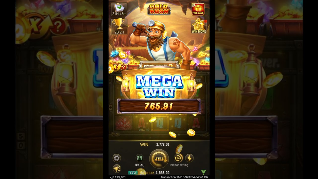 big win today jilli mode gold rush,😊😊