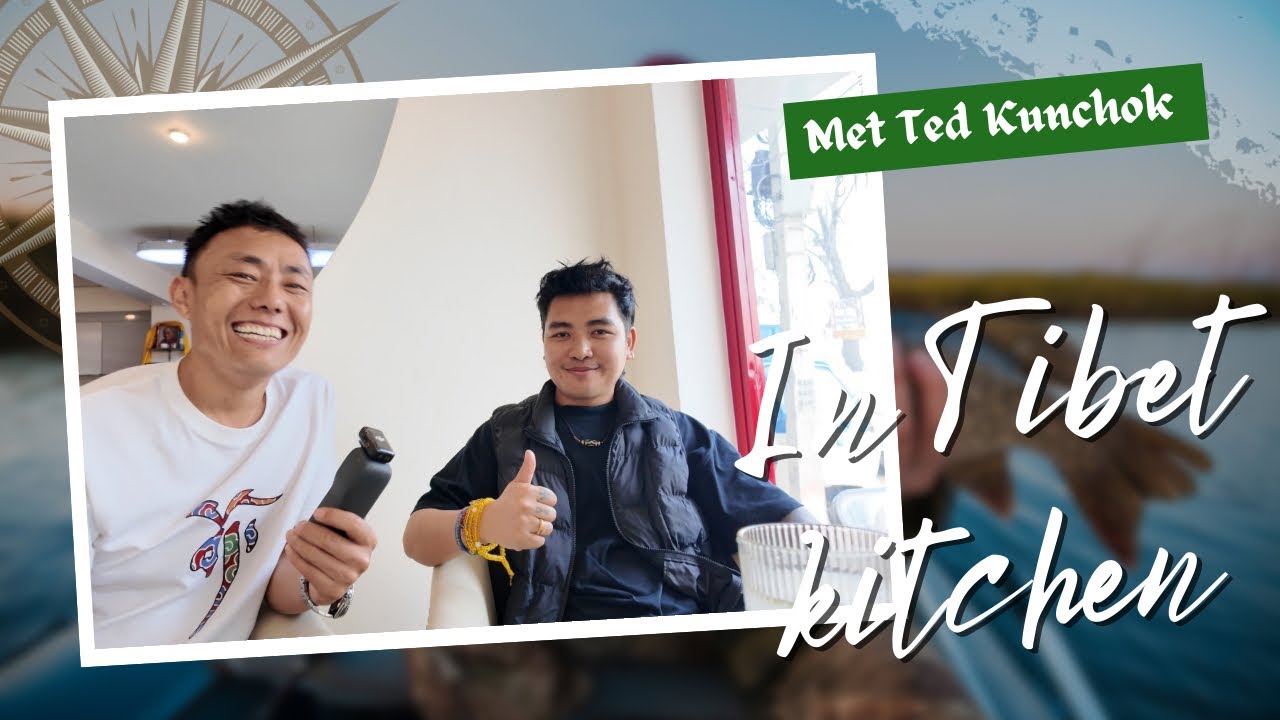 Met Ted Kunchok in Tibet kitchen #tibetanvlogger #tibetanyoutuber @TedKunchok 