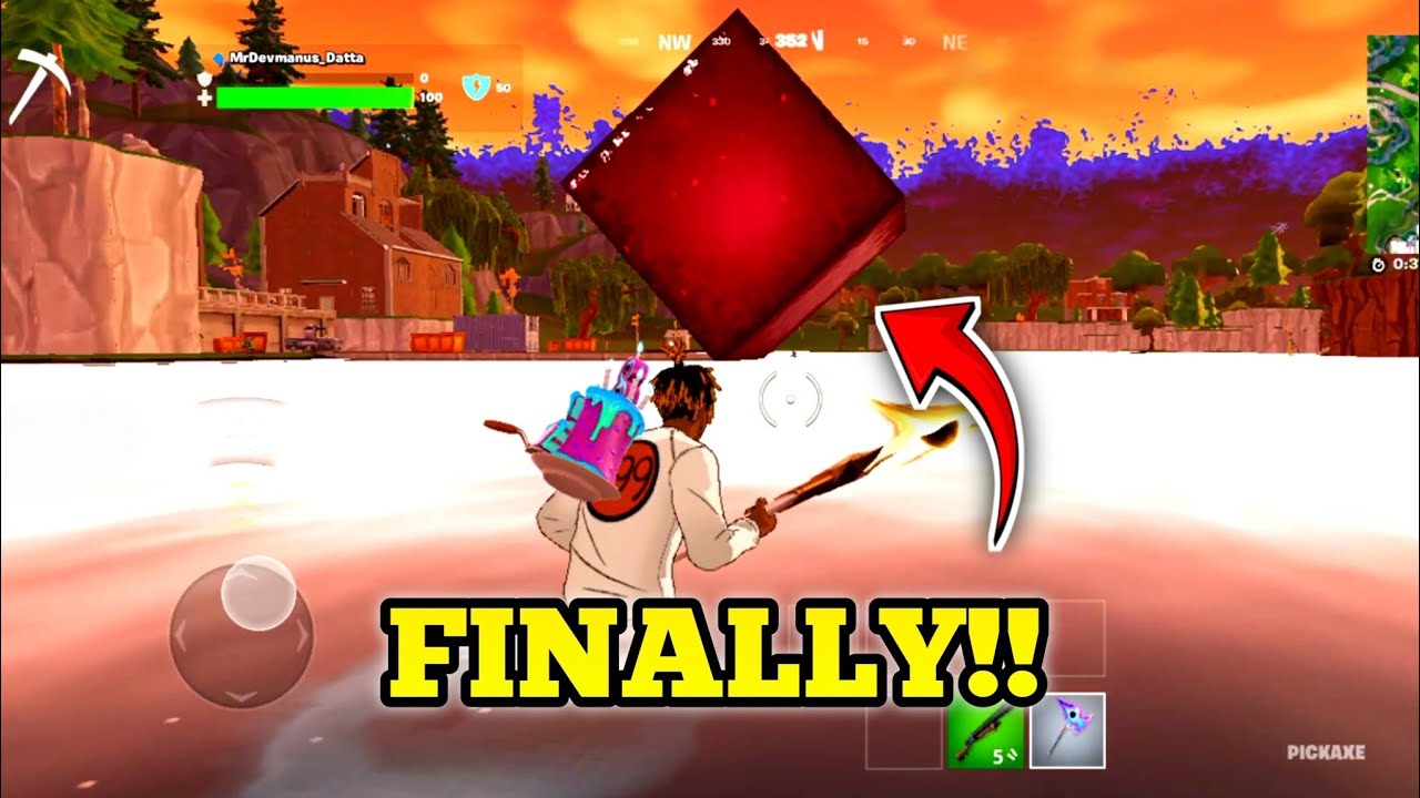 Fortnite Red Cube Loot Lake Live Event | Revin The Cube is Gone 🟥 | Fortnite mobile Red Cube Event 