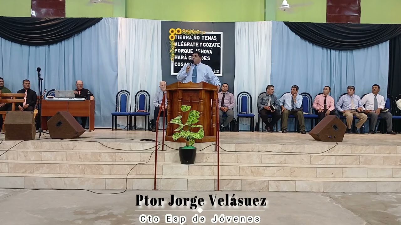 Pred. Ptor Jorge - ICCE - B&deg; S. Antonio (Charata Chaco) - Culto especial de Jovenes (1ra Noche)🎶