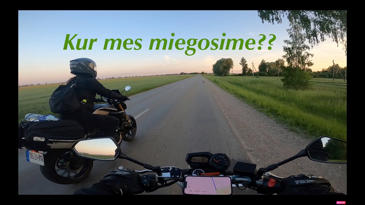 Aplink Lietuva motociklais / 1 dalis