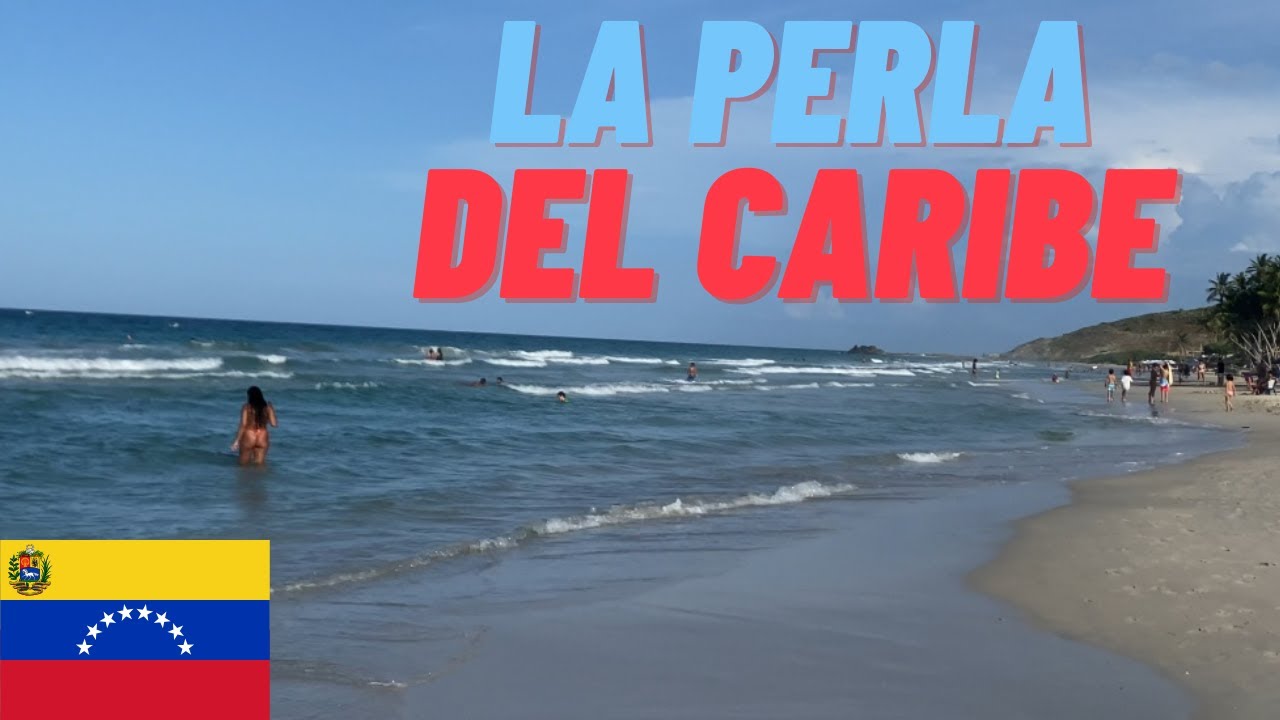 La MEJOR PLAYA de VENEZUELA está en la ISLA de MARGARITA || Beach Walk 4K