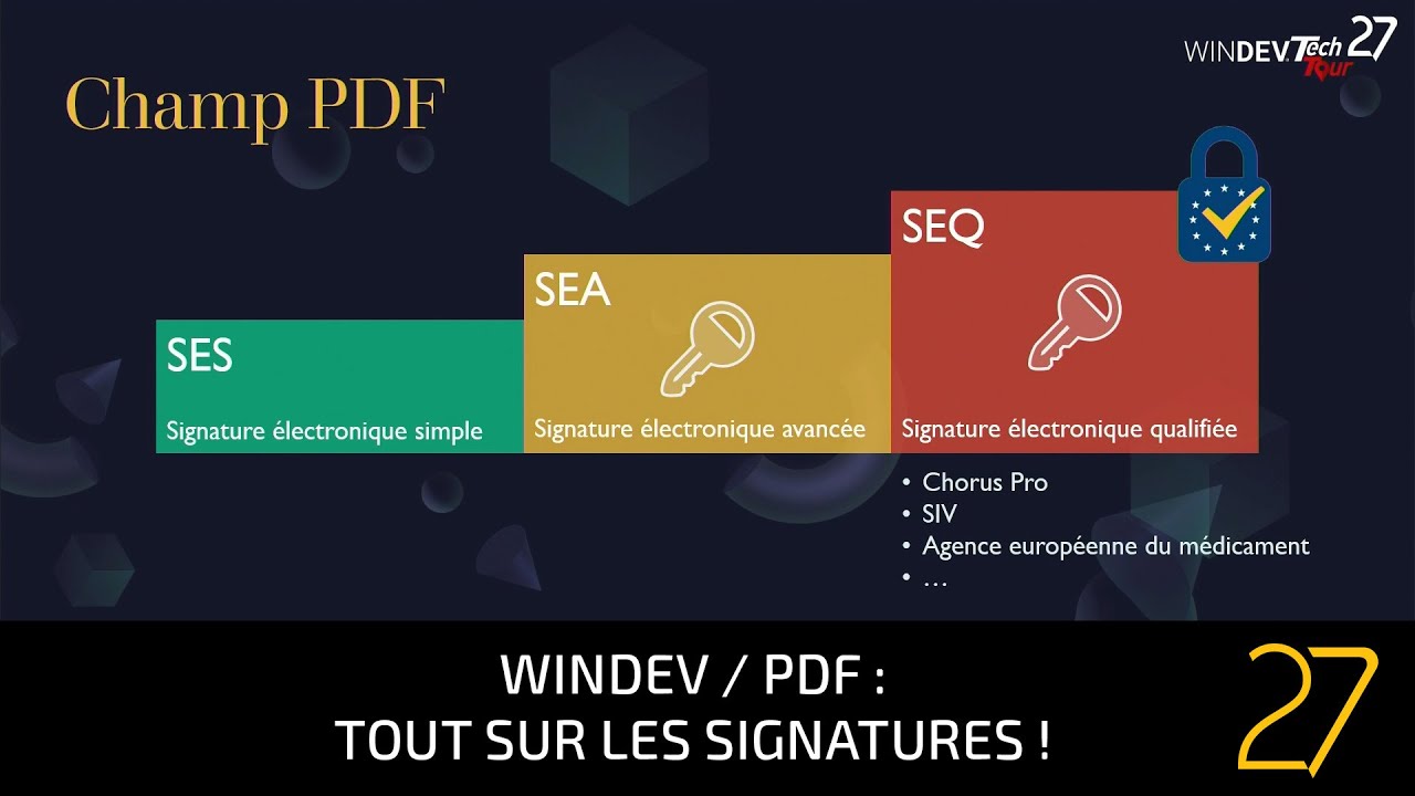 WINDEV / PDF : Tout sur les signatures !