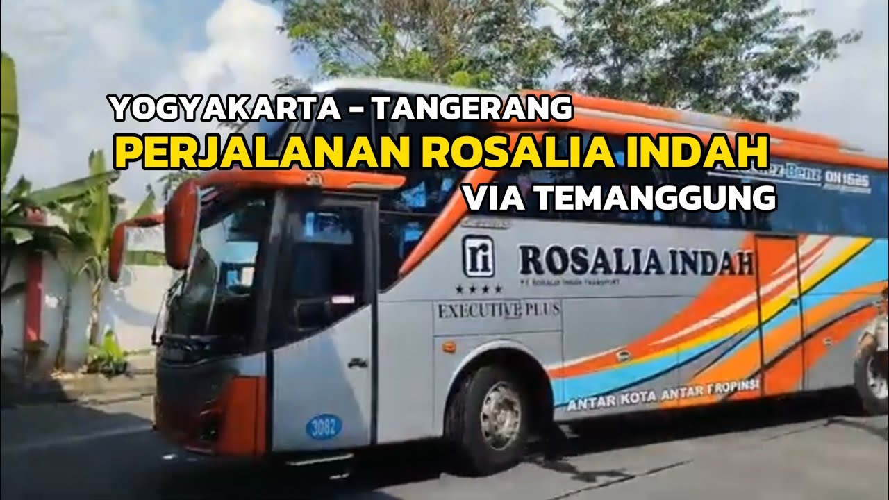 NYAMAN DAN CEPAT! PERJALANAN BUS ROSALIA INDAH YOGYAKARTA - TANGERANG KELAS EKSEKUTIF