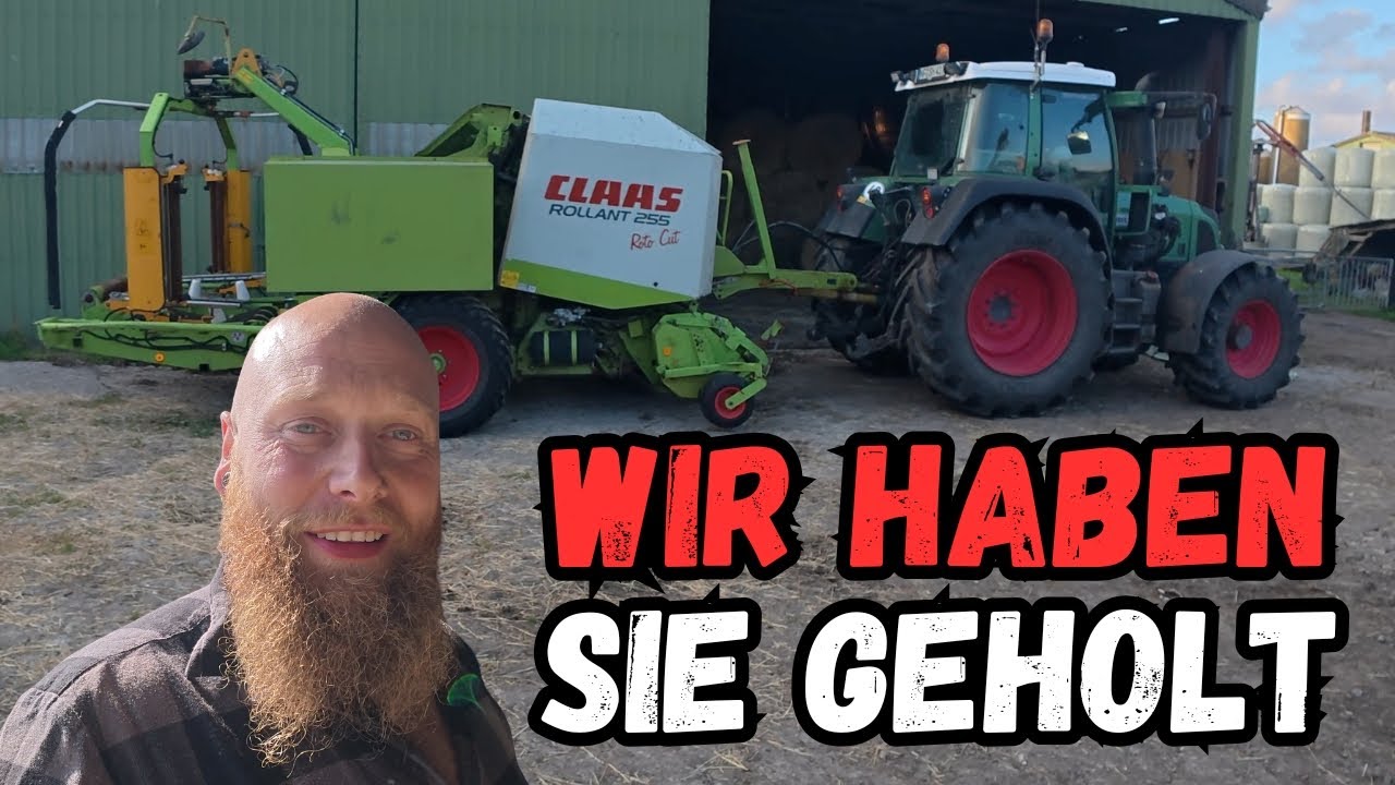 Claas Rollant 255 RC neuer versuch Press-Wickelkombination - FarmVLOG#1125