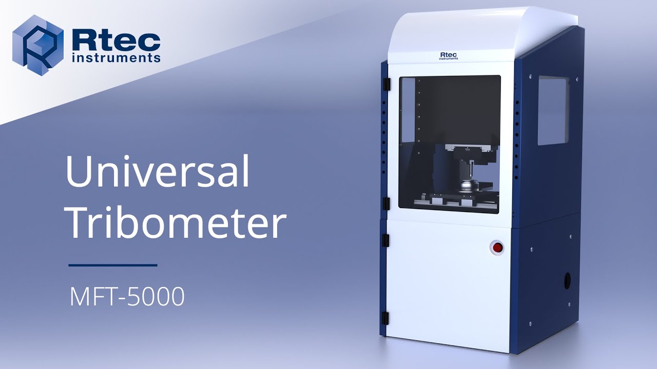MFT-5000 Universal Tribometer - Modular Tribology -  Rtec Instruments