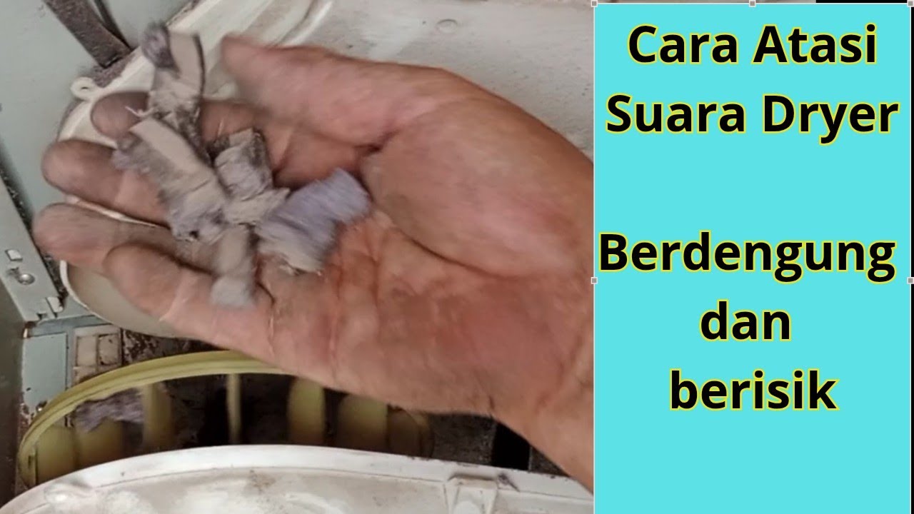 Suara dryer mendengung dan berisik