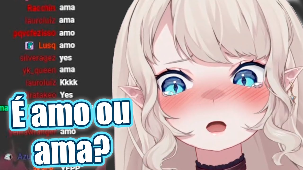 Ela tentou aprender português com nós, mas...