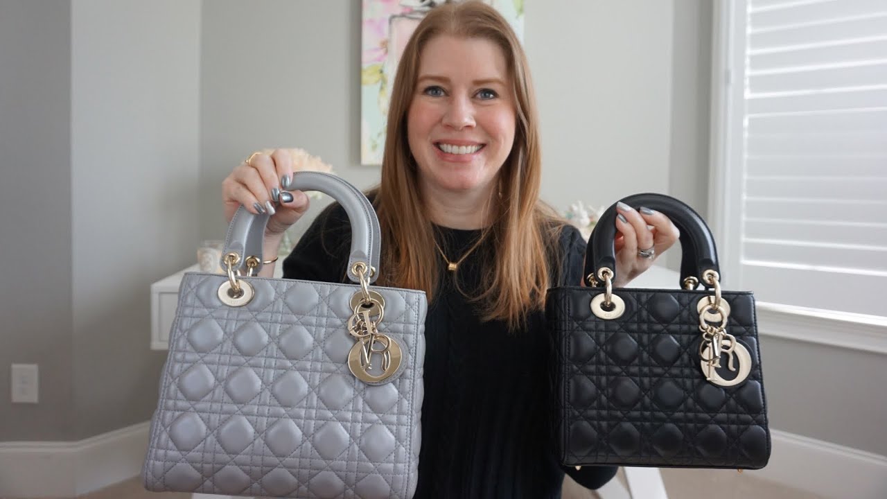 Comparison of the Classic Medium Lady Dior to the Small My Lady Dior! Mod Shots!