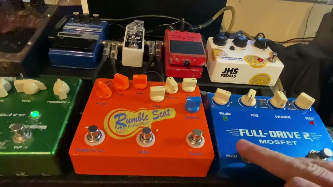 How to stack overdrive (and fuzz) pedals made easy