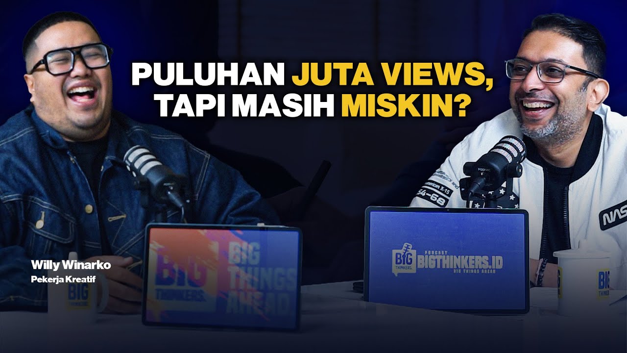 JANGAN JADI BUDAK ALGORITMA! Willy Winarko: VIRAL GAK JAMIN KAYA! #BigThinkersID&nbsp;#EP100