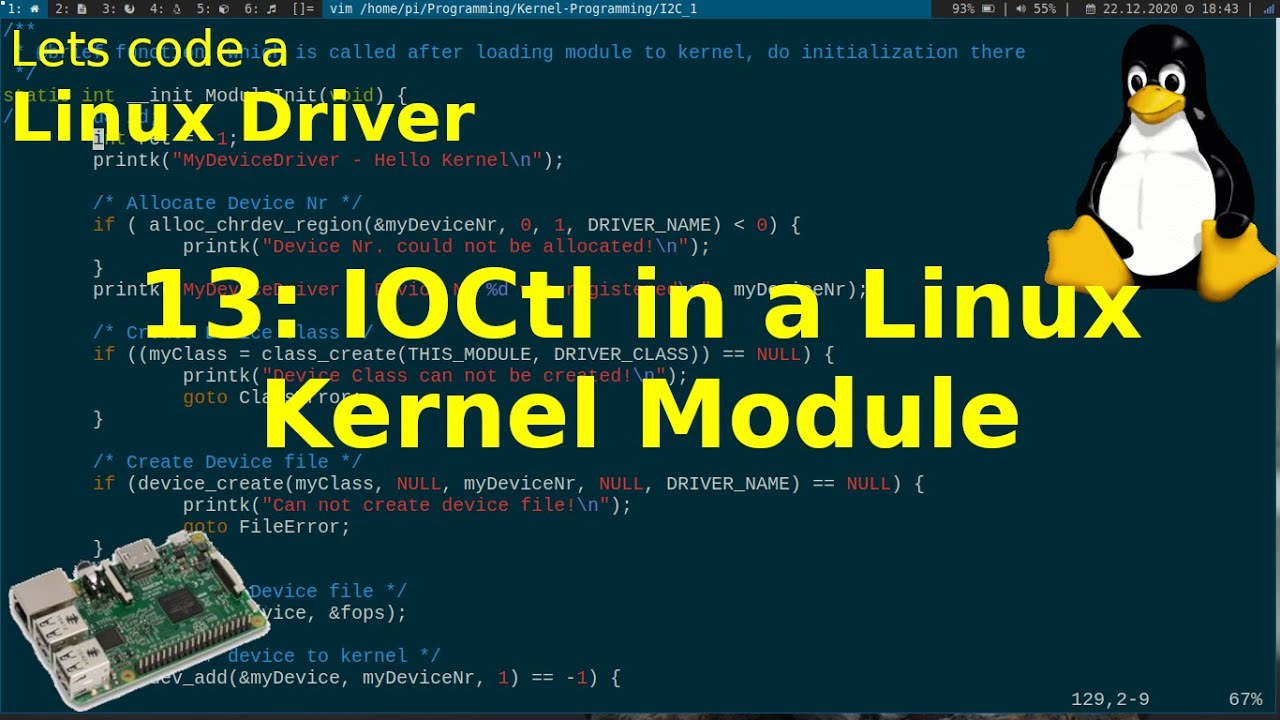 Давайте напишем драйвер Linux — 13: IOCtl в модуле ядра Linux