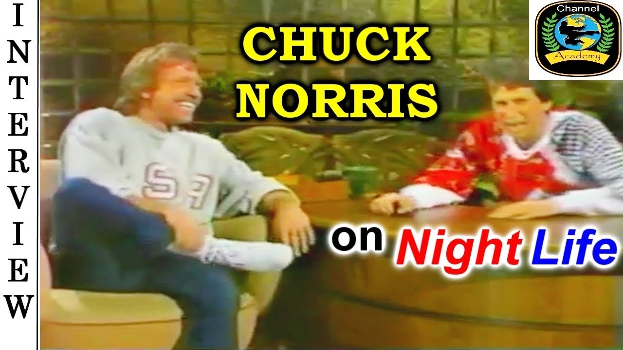 Interview of Chuck Norris by David Brenner on Nightlife - Talk Show - 1986.
