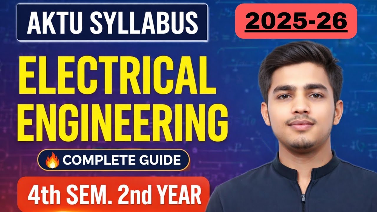 AKTU BTech 2nd Year Electrical Engineering Syllabus (Latest 2025-26) #electrical #syllabus #btech 