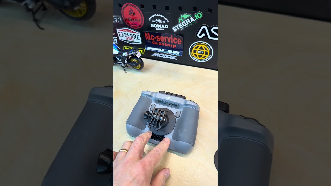 How I mount drone remote controller on my motorcycle (updated)