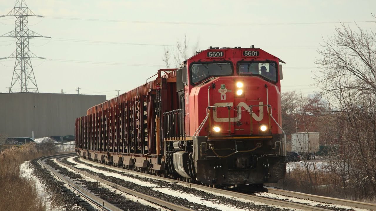 CWR Train! CN 5601E & CN M372 at Markham - December 18, 2025