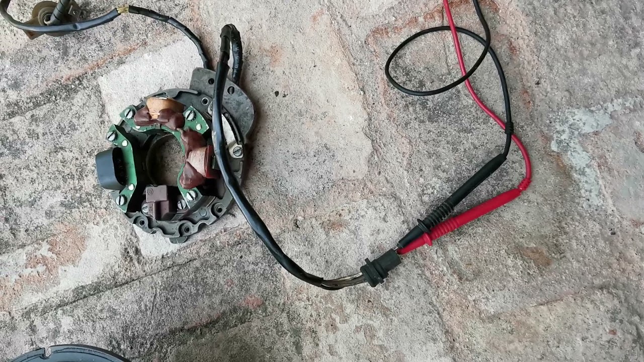 prova sensore pick up statore fuoribordo