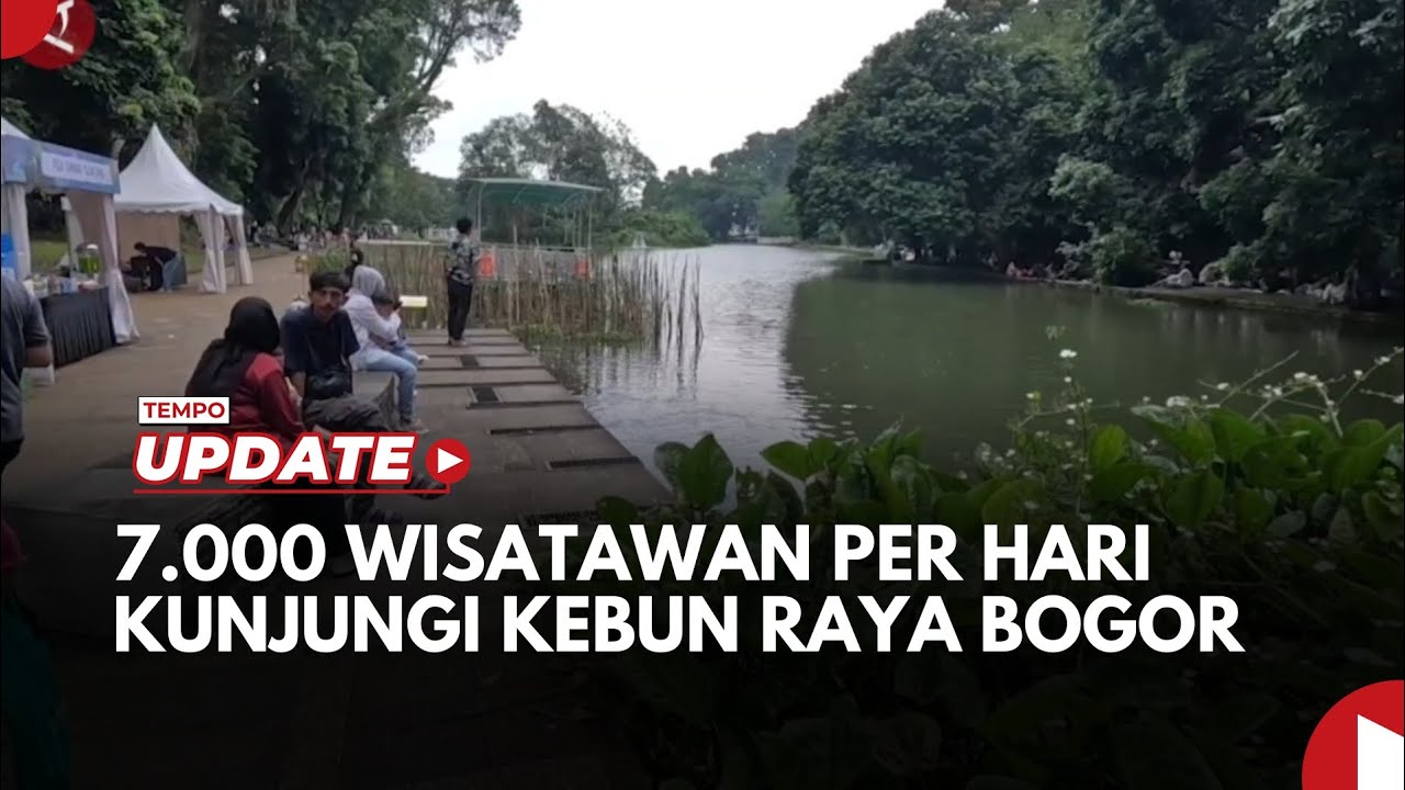 7.000 Wisatawan per Hari Kunjungi Kebun Raya Bogor saat Libur Lebaran