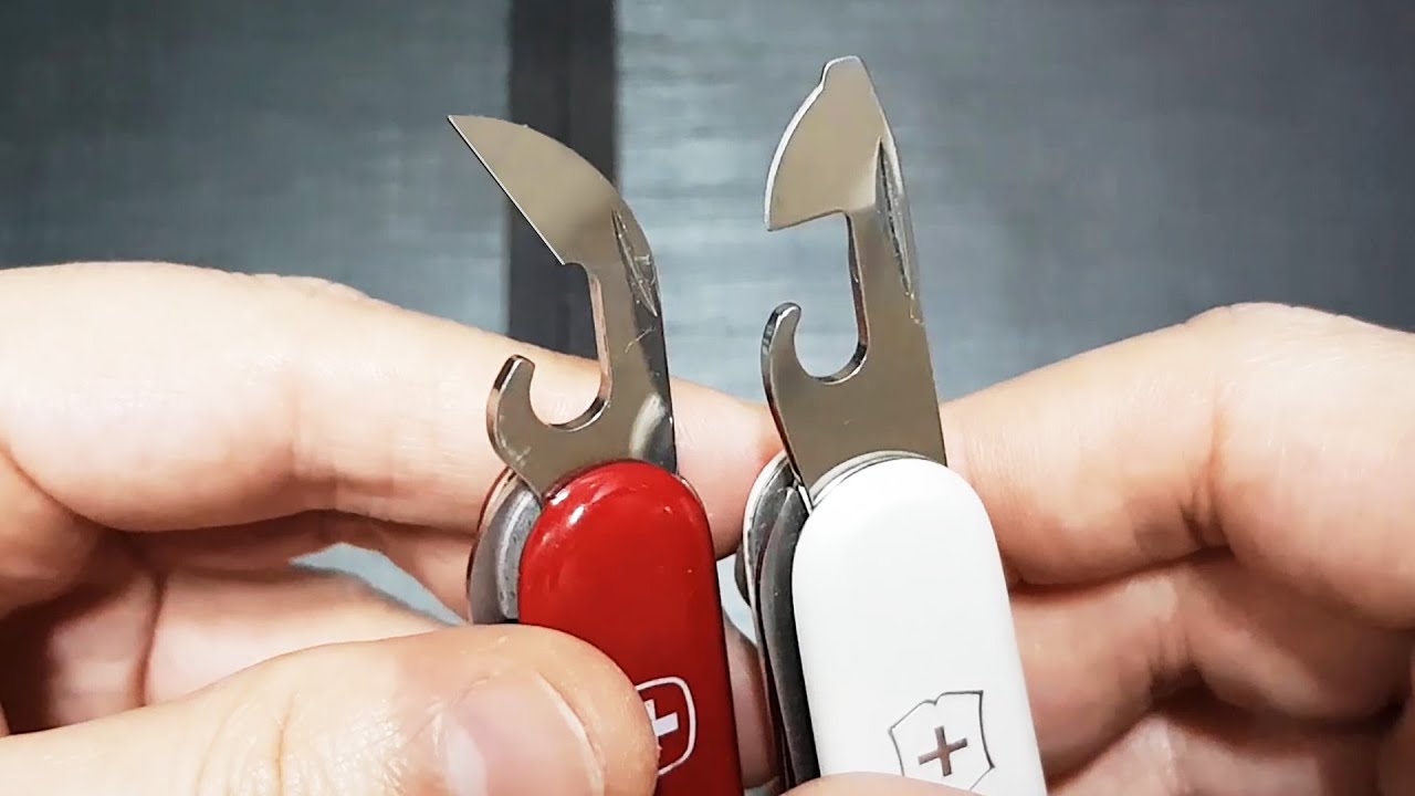 Swiss Army Knife (Wenger VS Victorinox/Alpine Backpacker/Camper/Cutting Test/Can Open/Tool Review)