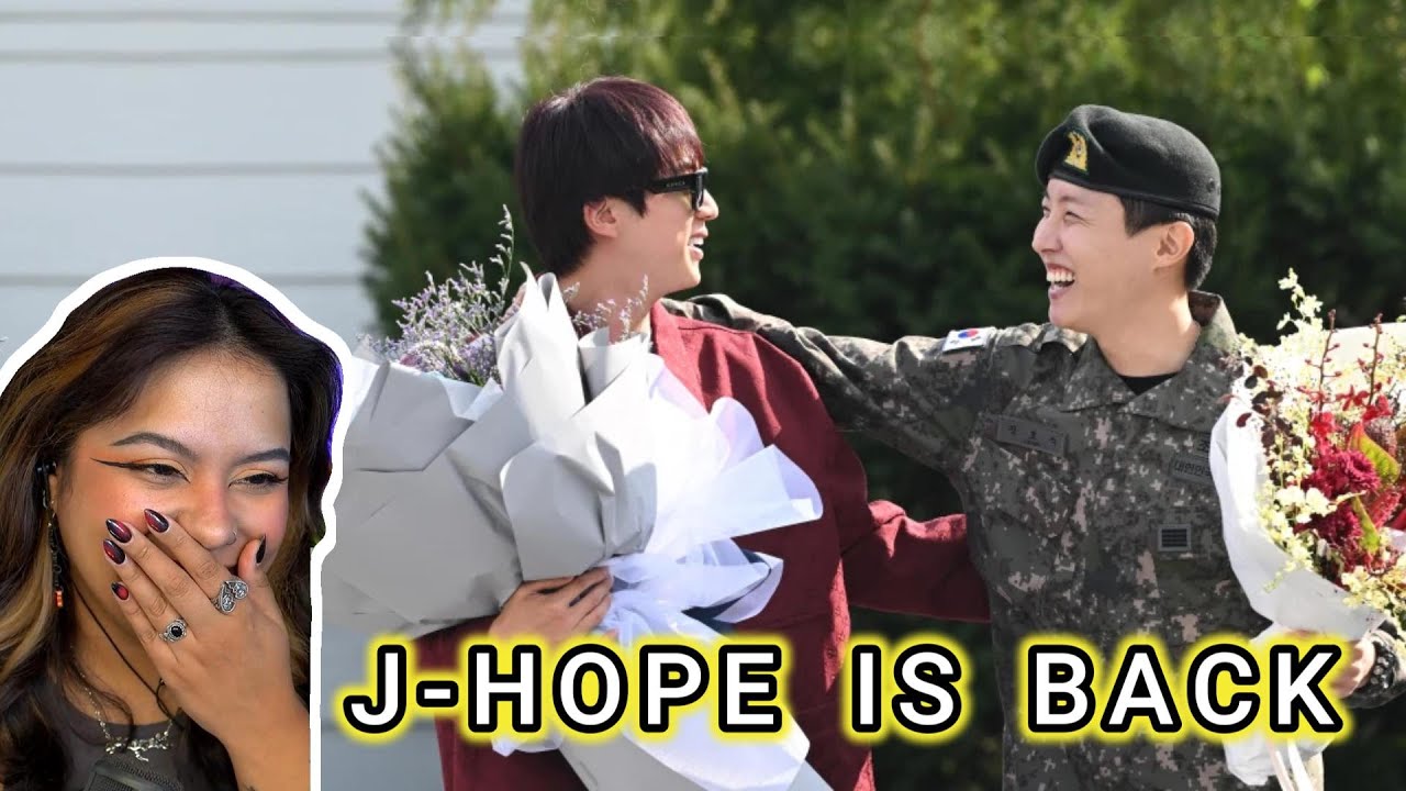 [ENG SUB] j-hope is discharged from the army | FIRST TIME REACTION