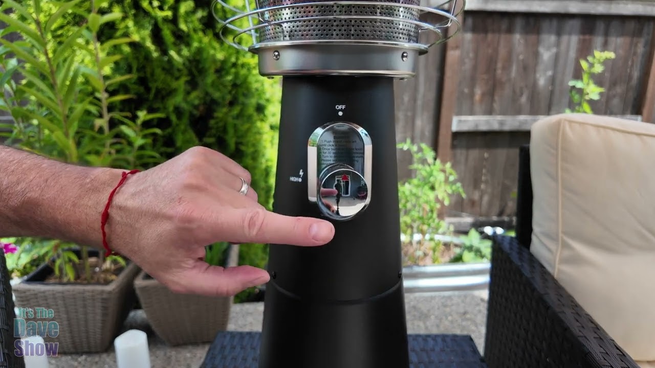 Portable Tabletop propane heater, really hot