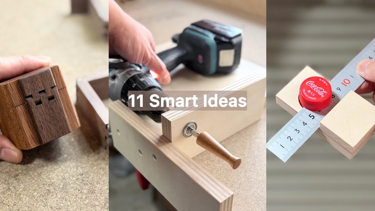 11 Smart Woodworking Ideas