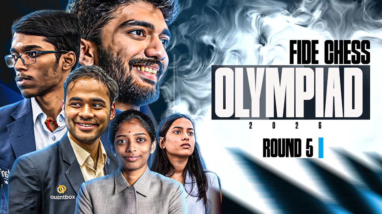 FIDE Chess Olympiad Round 5 | India vs Netherlands in Open, India vs Poland in Women