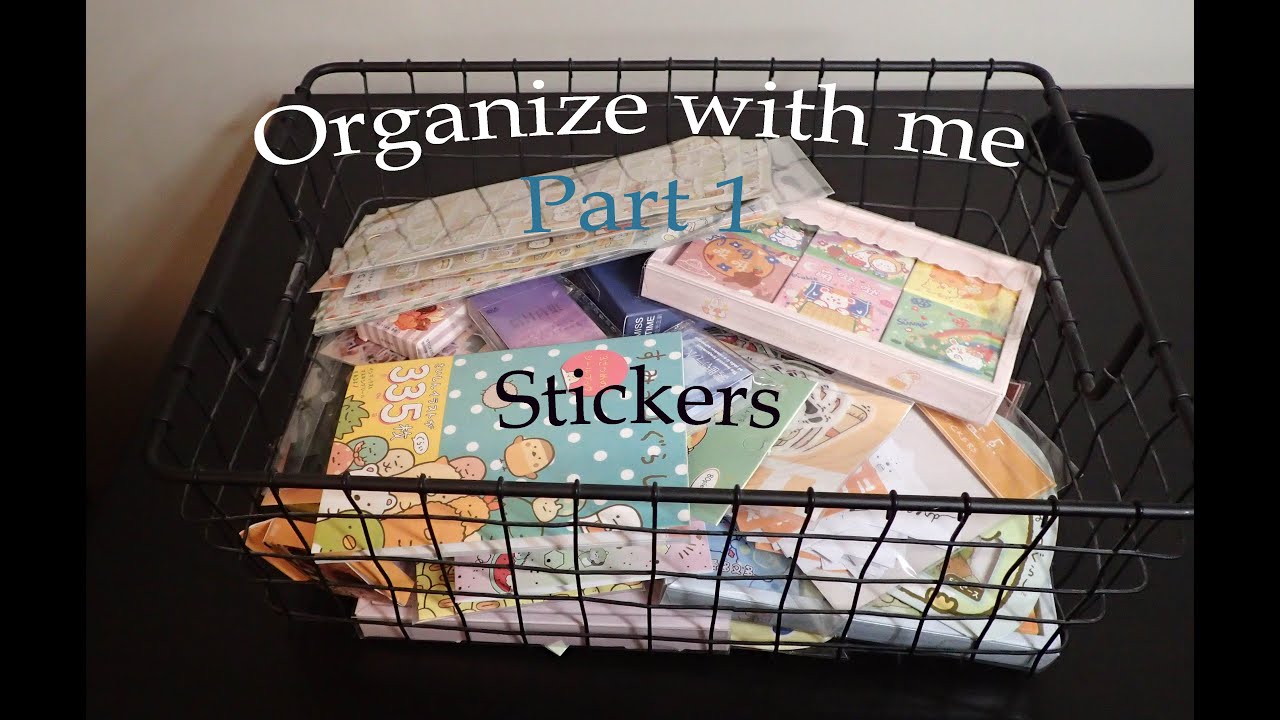 Organize stationery with me (Part 1) + Giveaway (closed)