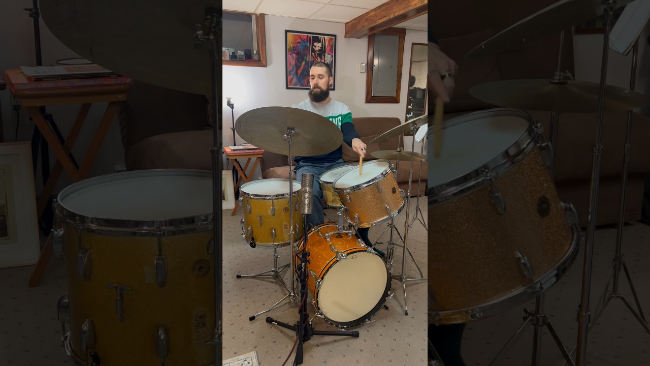 #bebopjazz #drums #jazzdrums #drummer #jazzlife #drumming #vintagedrums #elvinjones #artblakey
