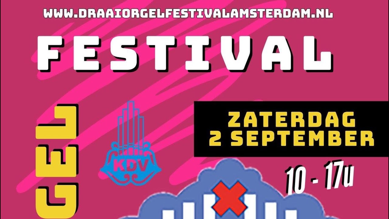 Draaiorgel festival Amsterdam 2 september 2023