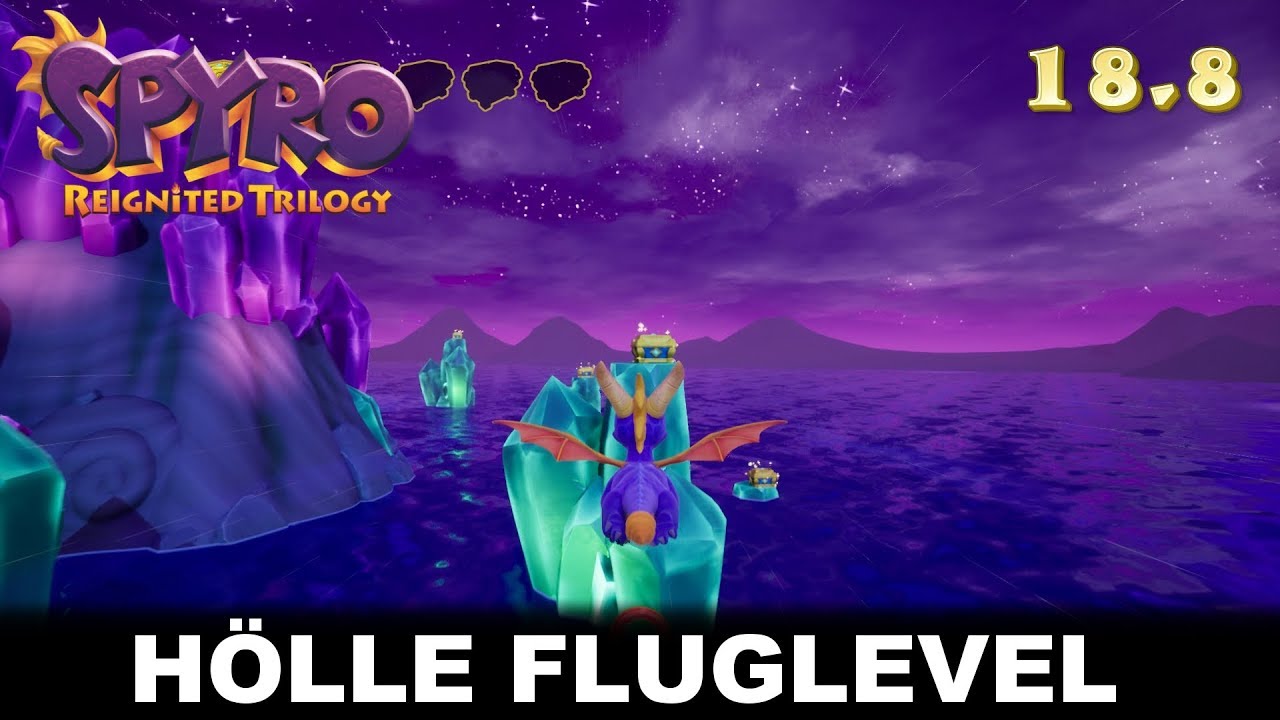FAILQUOTE FLUGLEVEL NACHTFLUG | SPYRO REIGNITED TRILOGY #003[GERMAN|120%] PS4 GAMEPLAY