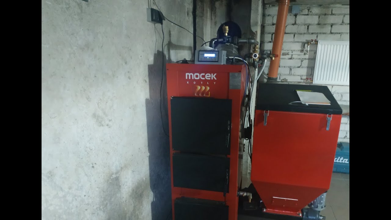 Granulinis katilas Mocek 20kW kūrenamas su grūdais
