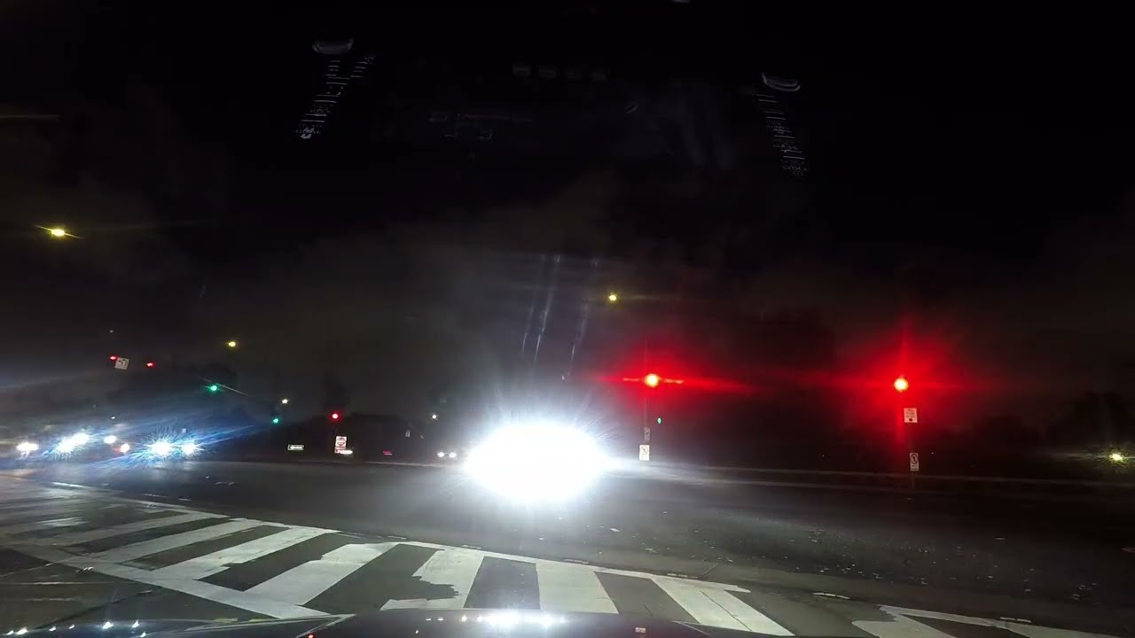 Highland Park to Downey — Night Drive Timelapse | Forward Only