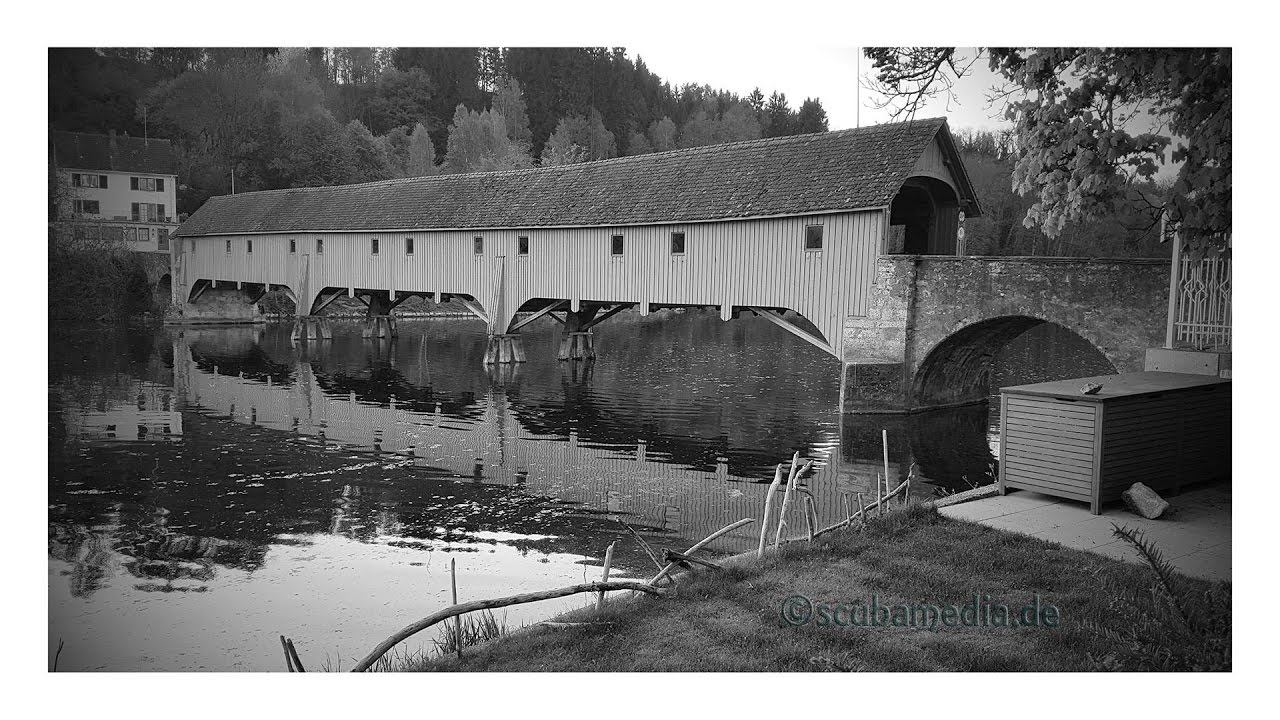 Tauchen im Rhein - Rheinau, Alte Zollbrücke