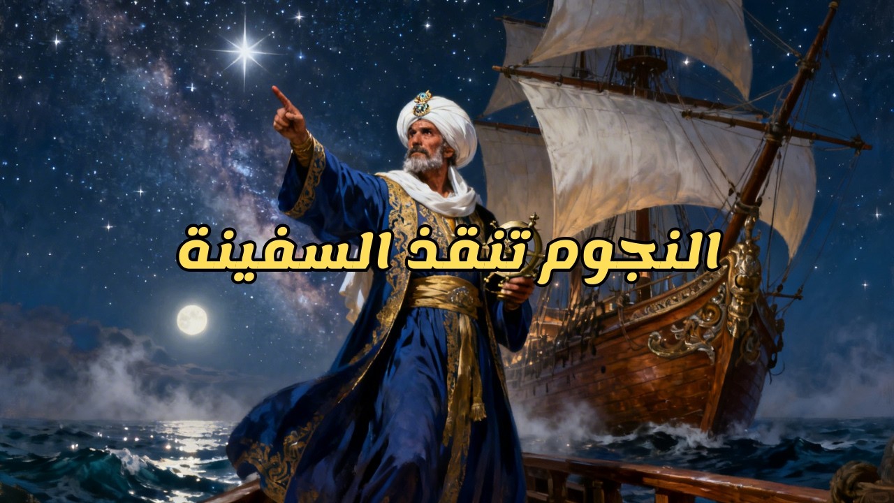 القبطان سعيد: رحلة النجاة المذهلة بمعرفة النجوم | حكايات البحار العربية 🌙