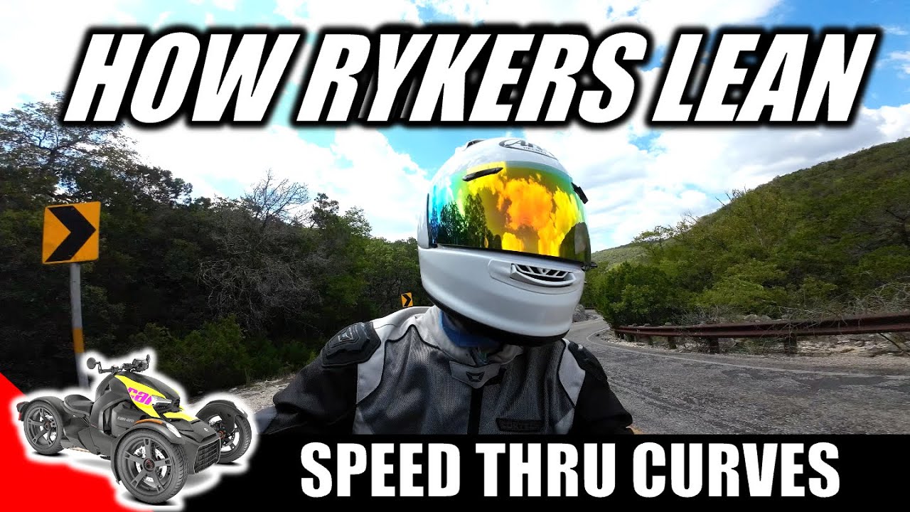 Can-Am Ryker & Spyder Lean - Not Like a 2-Wheeled Motorcycle | Mastering Curves | Scenic Texas E14