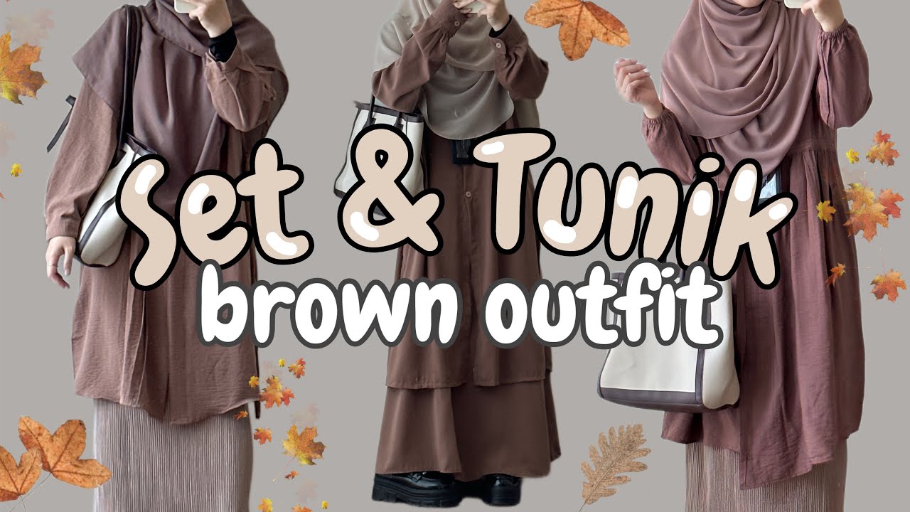 SHOPEE HAUL 12.12 BROWN SETELAN &TUNIK NGANTOR! Start 50k! Bagus dan affordable!