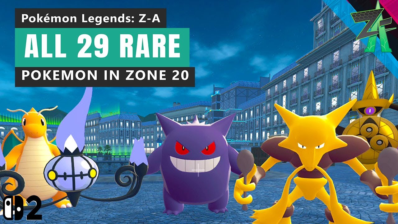 Все 29 редких альфа-покемонов в Дикой Зоне 20 &mdash; Pokemon Legends Z-A