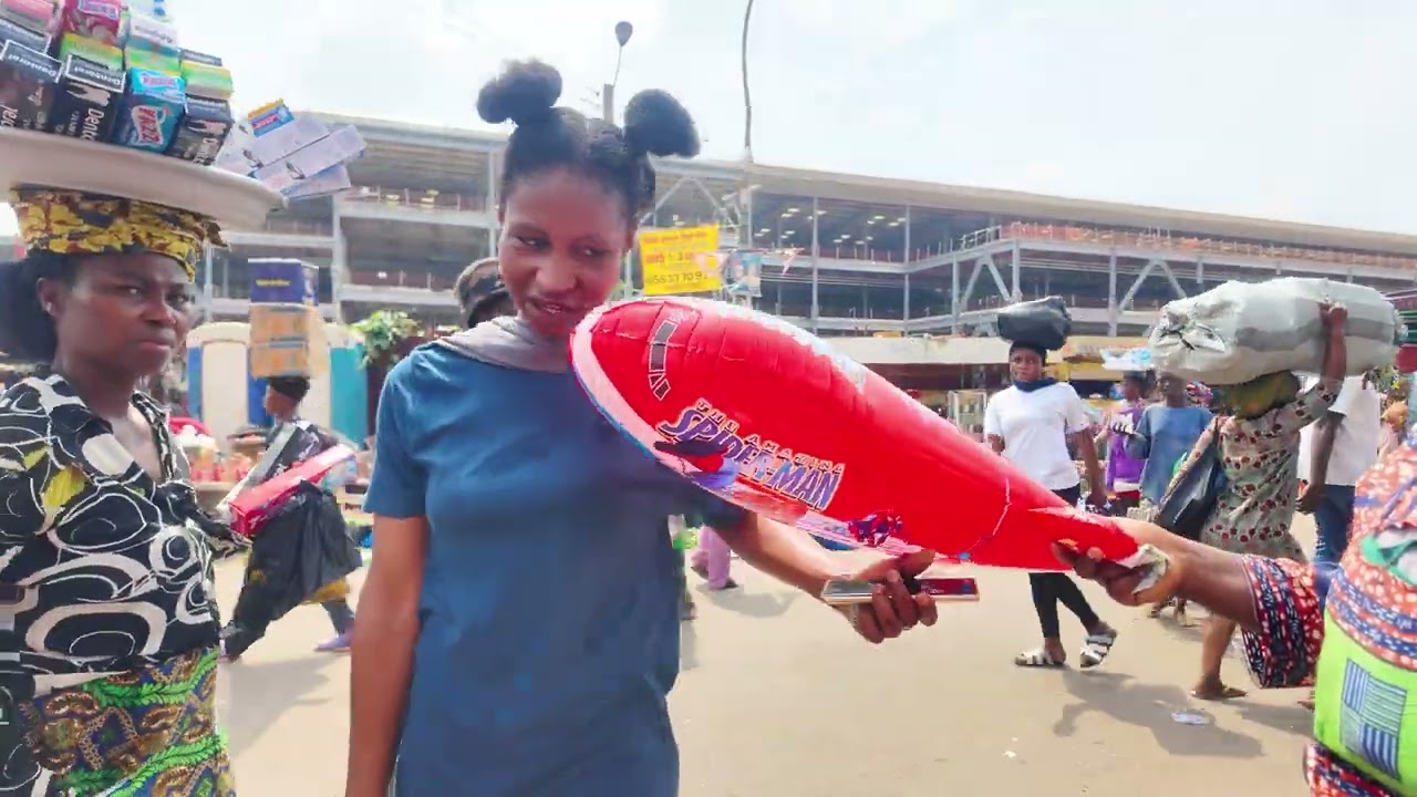 kumasi Market street Kejetia Africa Ghana