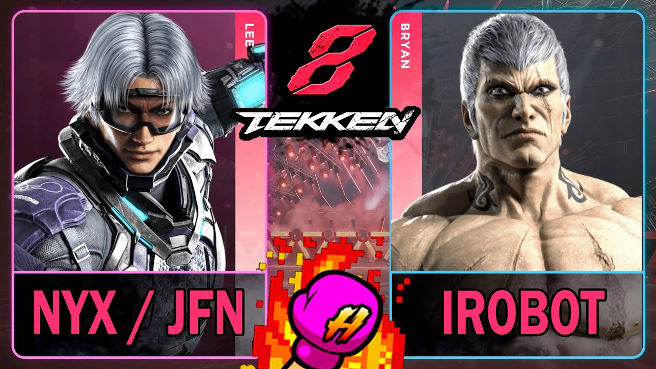 Tekken 8 NYX JFN (LEE) VS iRobot (BRYAN)🥊 鉄拳8🥊4K 60ᶠᵖˢ🥊T8🥊TK8 #tekken