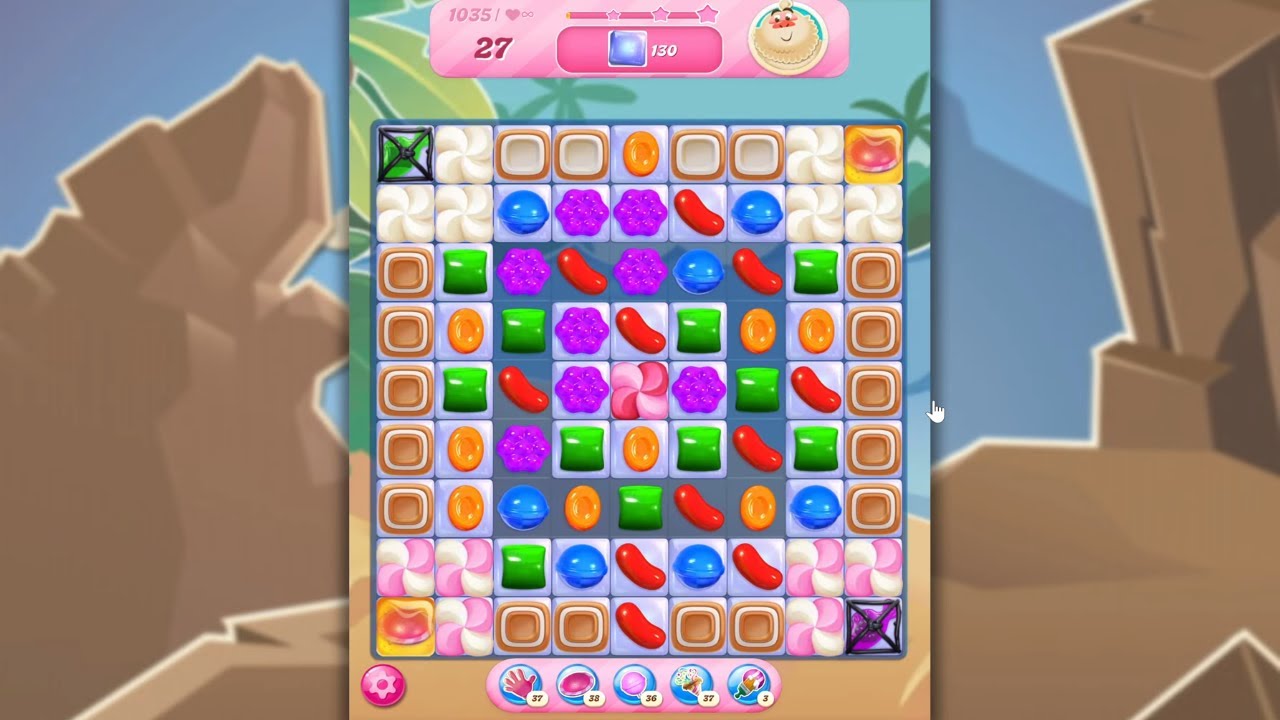 Candy Crush Saga LEVEL 1035 NO BOOSTERS (new version)🐟☑️